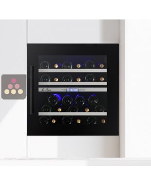 Dual temperature built in wine cabinet for service or storage LE CHAI