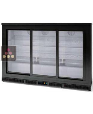 Built-in display fridge for installation under counter - 3 sliding doors SAYL