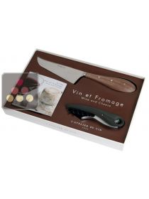 Wine and Cheese Set with Soft Machine Charcoal black L'ATELIER du VIN