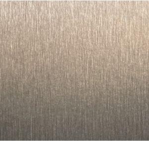 Frame covered with a Satin-finish Bronze laminate