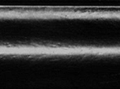 Classic shaped door frame painted in matte black (RAL9005)