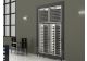 Combination of four built-in modular multi-purpose wine cabinets 