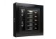 Silent refrigerated wine frame display for 5 bottles and 2 glasses