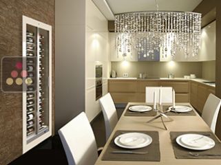 Multi-temperatures CALICE wine cabinet for storage and/or service, fit-in