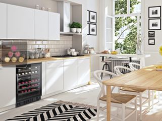 DOMETIC dual-temperature built in wine cabinet for storage and/or service